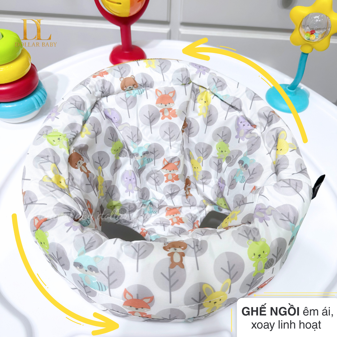  Ghế nhún kèm đồ chơi 3 trong 1 