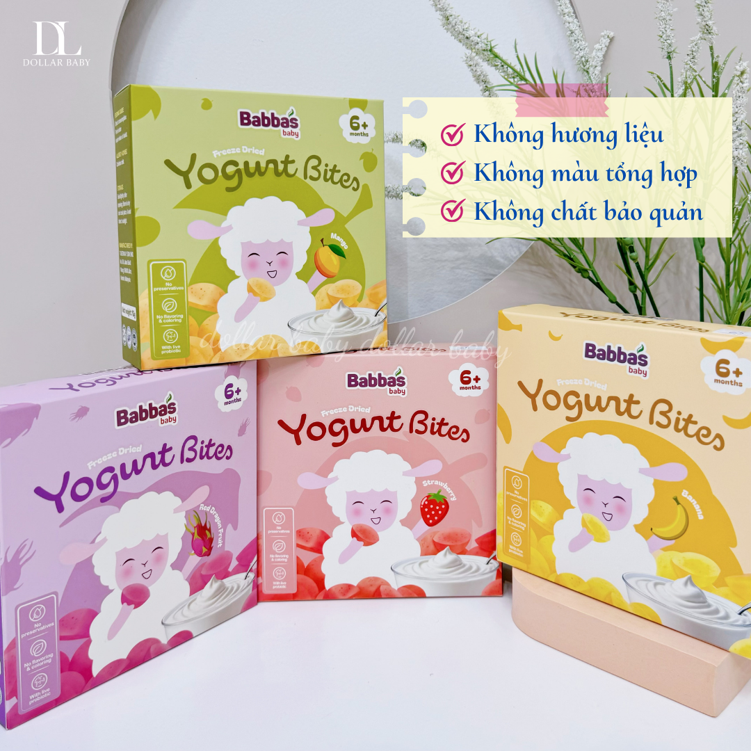  Sữa Chua Sấy Lạnh Babba's ( 6m+ ) 