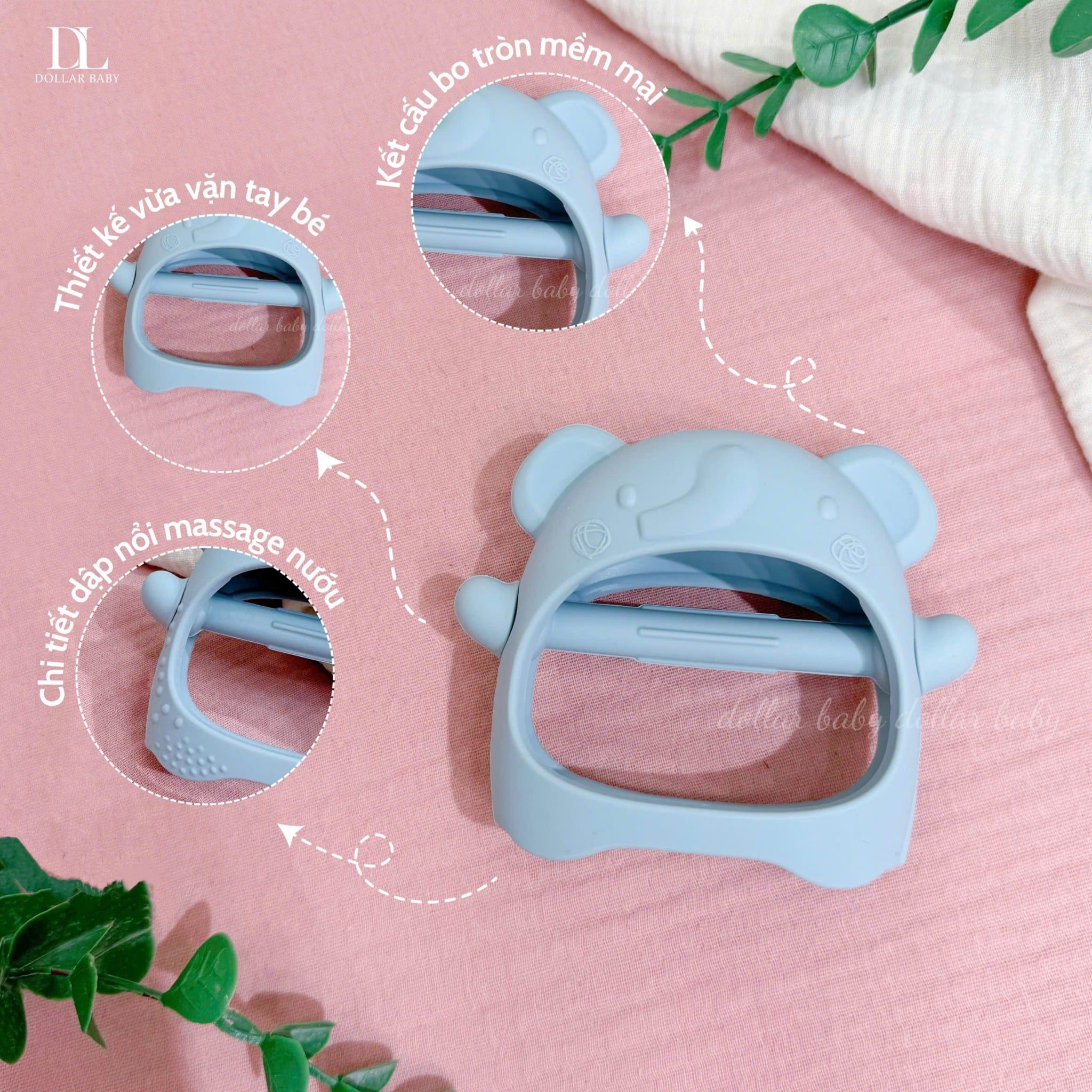  LouLou Lollipop - Gặm Nướu Vòng Tay Silicone Cao Cấp Cho Bé 