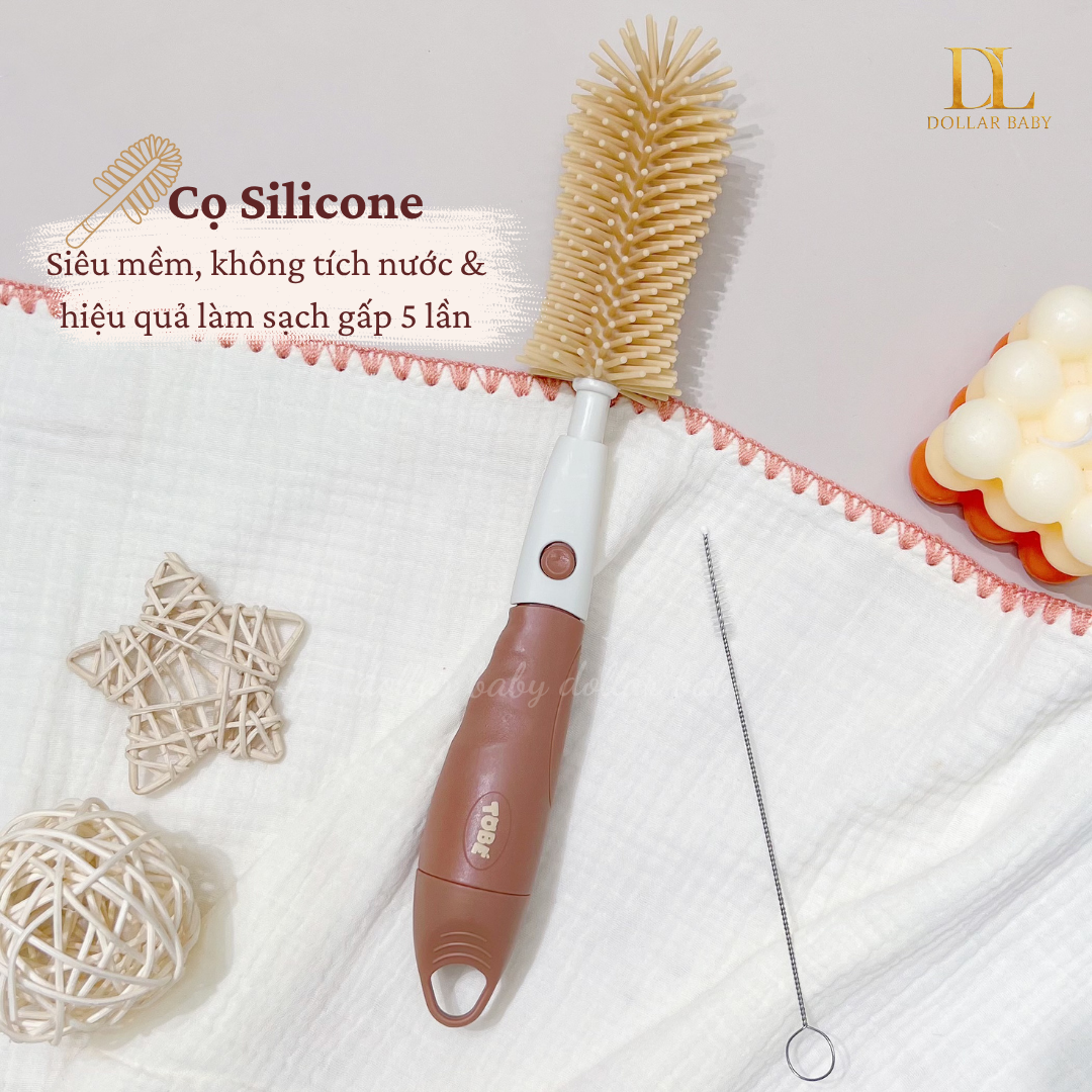  Cọ Bình Sữa Silicone - Tobe 