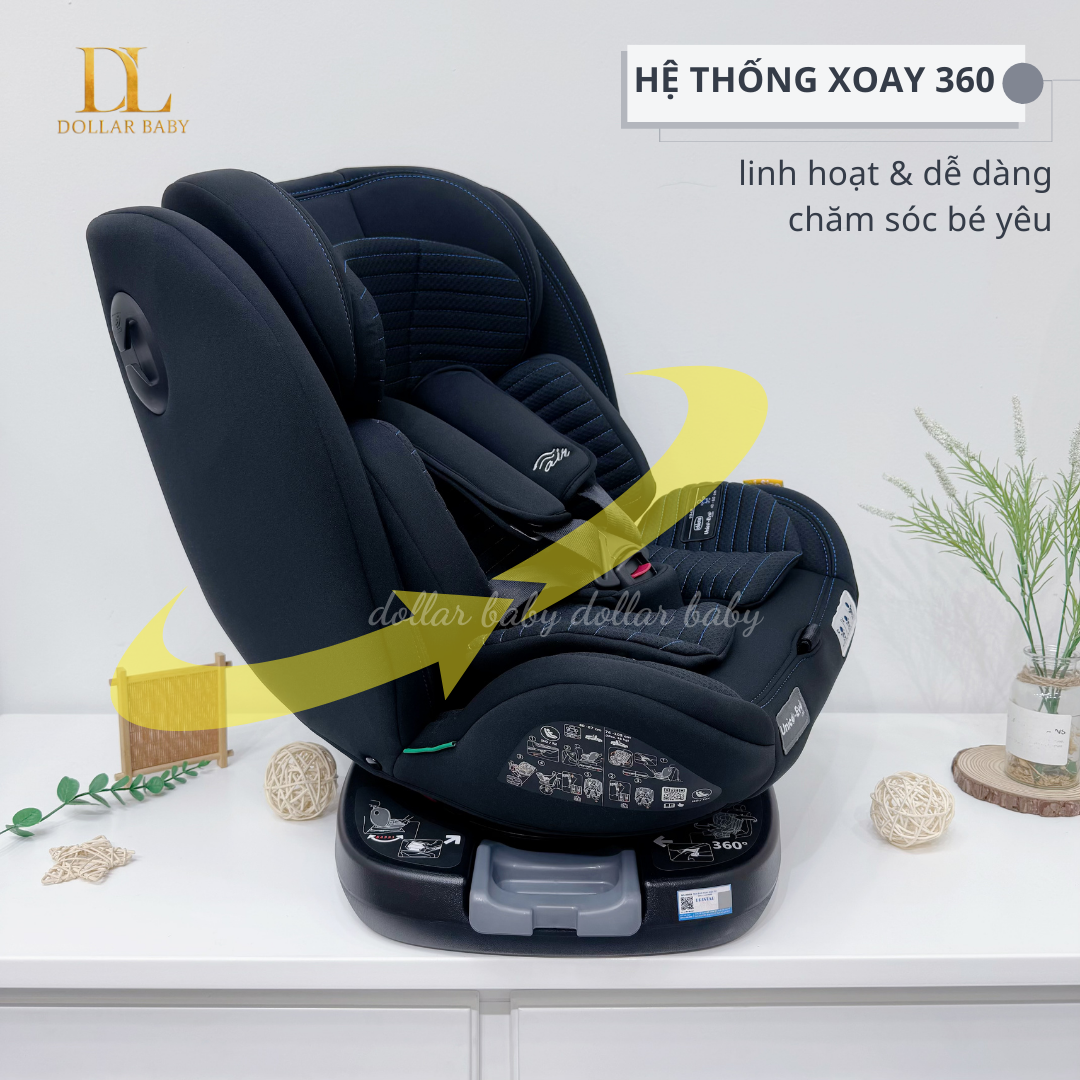  Ghế ô tô Chicco Unico Evo Air xoay 360˚ ISOFIX 