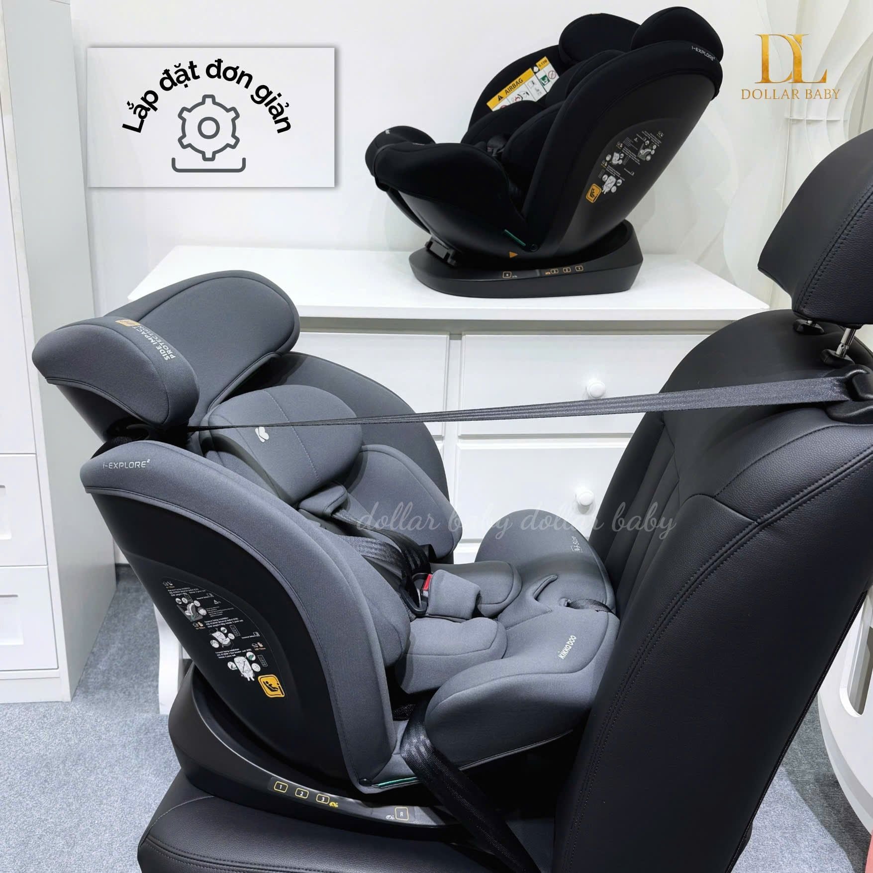  Ghế ô tô KIKKABOO i-Size i-Explore 2 (40-150cm) 