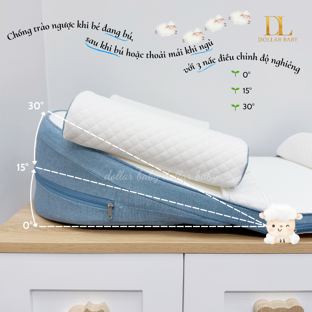  Gối Chống Trào Ngược Gấp Gọn Aibedo 
