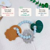  LouLou Lollipop - Vòng 3 Gặm Nướu Silicone Cho Bé 