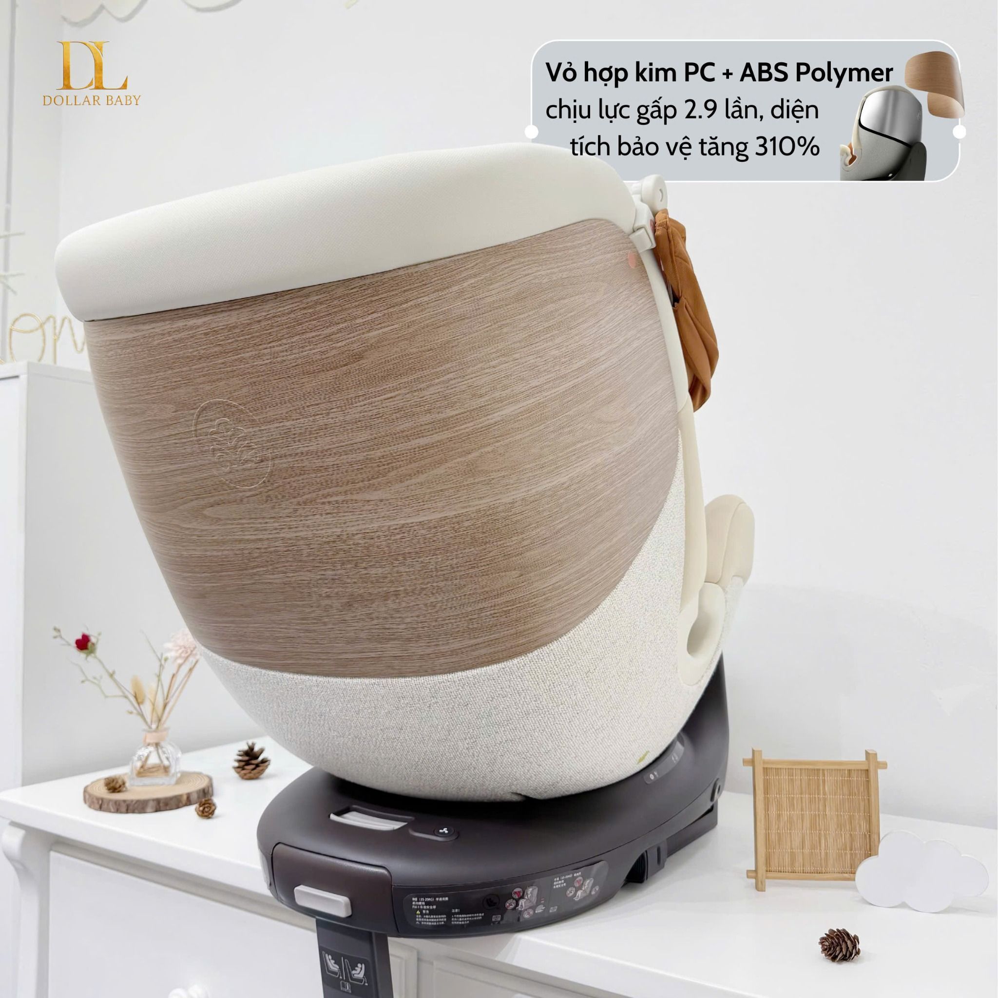  Ghế Ngồi Ô Tô Maple&co Nautilus Airflow / 0-7 Tuổi 