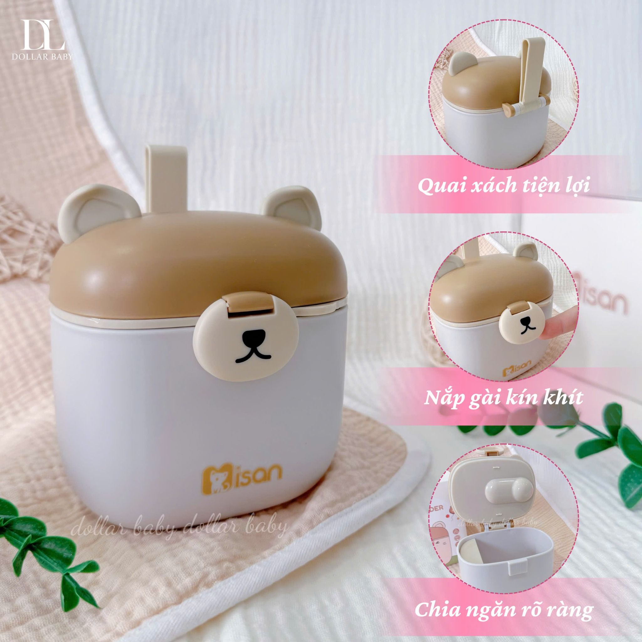  Hộp trữ sữa bột Misan 