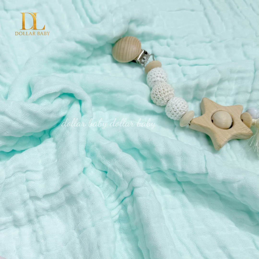  HRNEE - Khăn Xô Nhăn Muslin Size Đại 