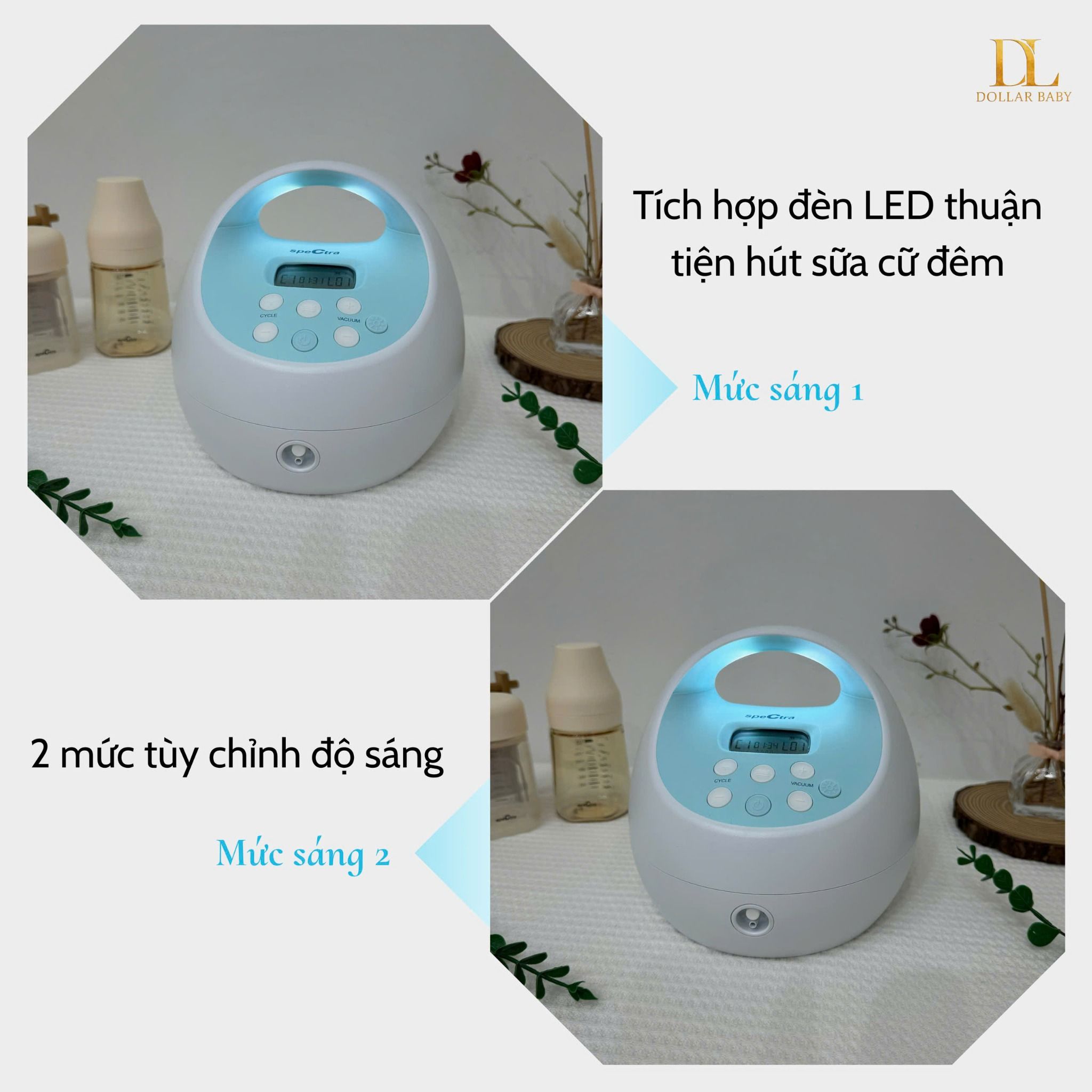  Máy hút sữa điện đôi Spectra S1 Plus 