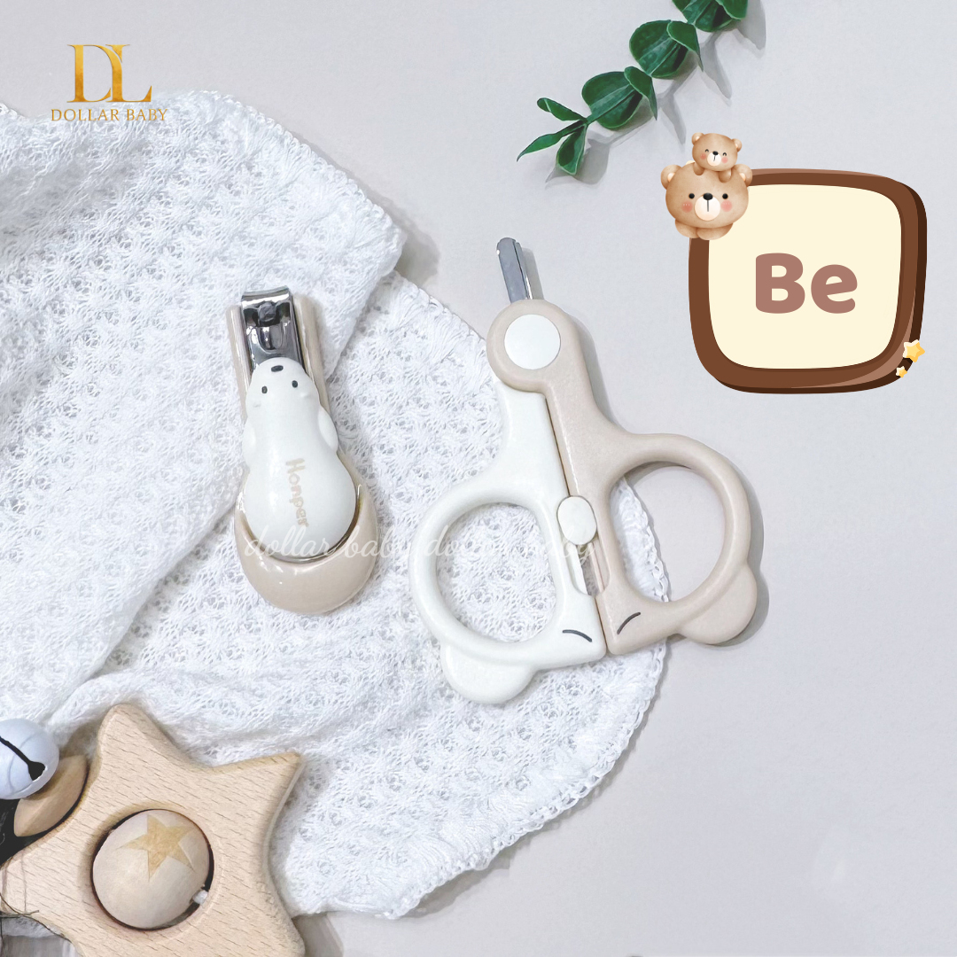  Set bấm móng Honper bear HP203 - dụng cụ vệ sinh móng cho bé 
