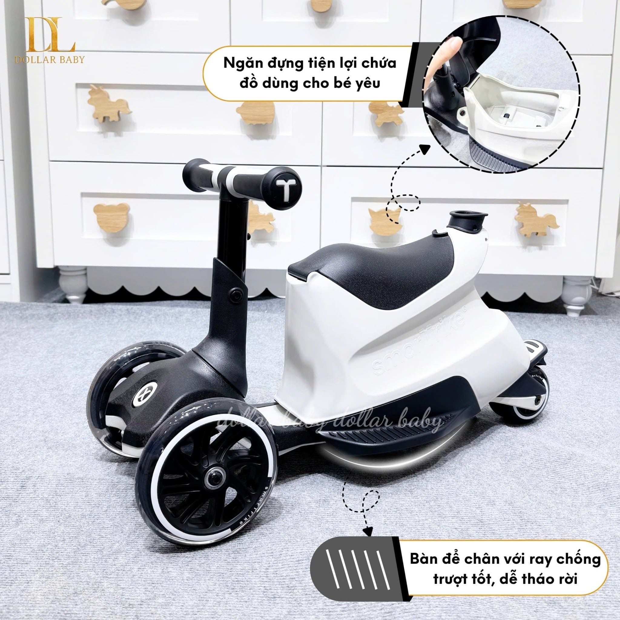  SMARTRIKE - XE TRƯỢT TRẺ EM XTEND RIDE-ON 
