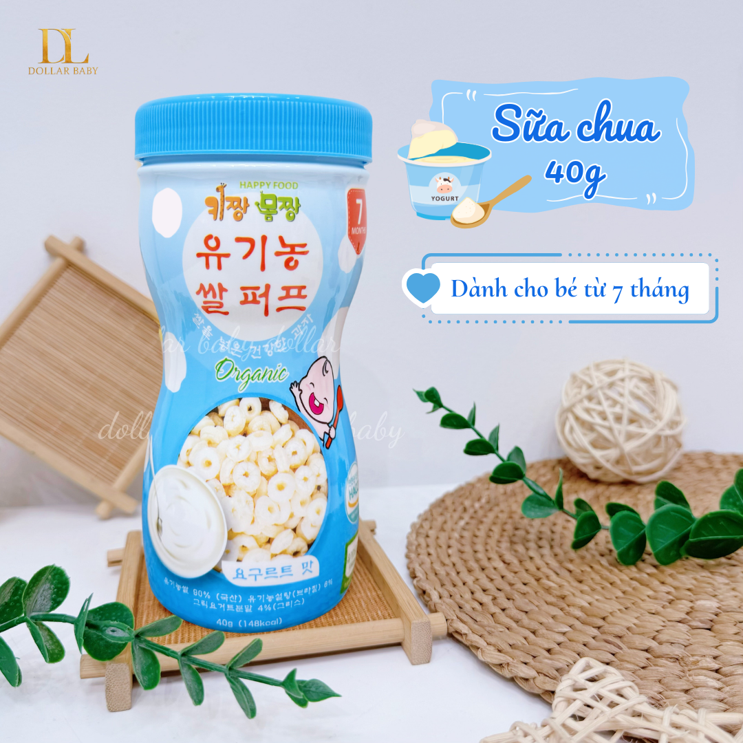  Bánh Gạo Bi Tan Organic Happy Food ( 7m+) 