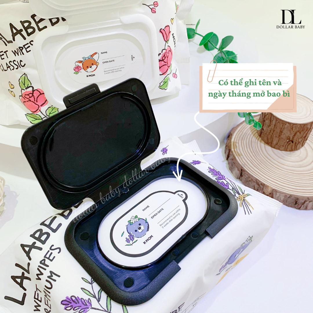  Khăn Ướt Hàn Quốc Lalapopo K-mom 
