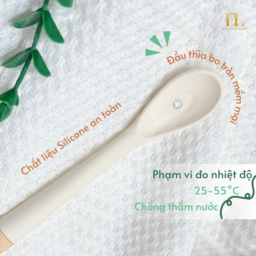  MOAZ BÉBÉ - Thìa ăn dặm báo nóng - MB086 