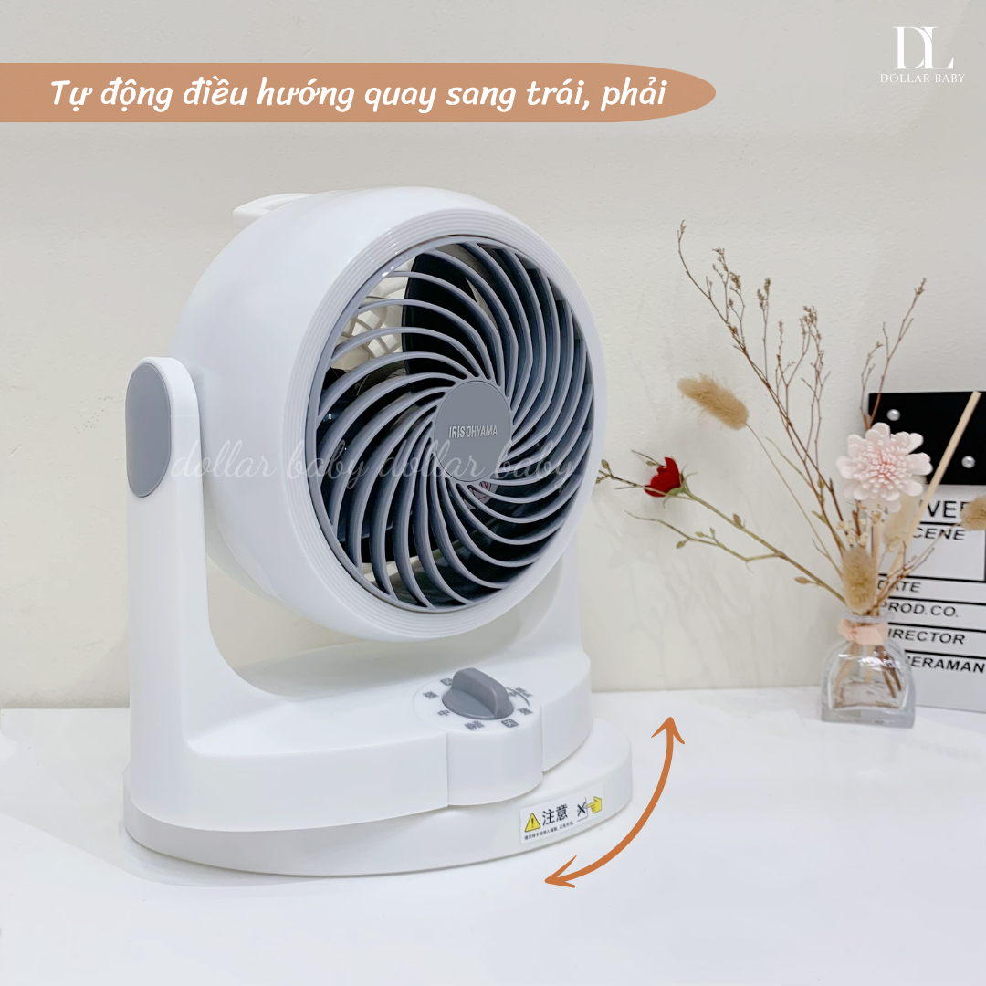  Quạt Đối Lưu Không Khí Iris Ohyama TAF-MKM10 