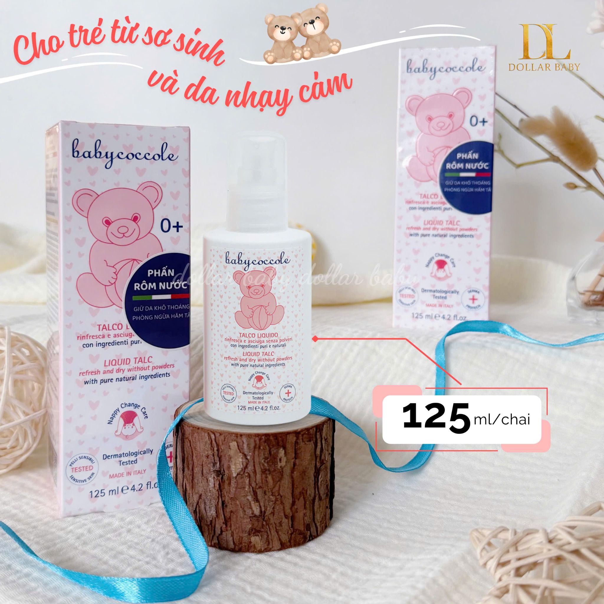  BABYCOCCOLE - Phấn rôm nước 