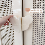  Tủ Gỗ Cánh Mây Tay Nắm Gấu 