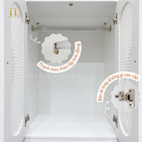  Bộ Tủ Gỗ Gấu Cánh Mây - Tay Cầm Hình Gấu 