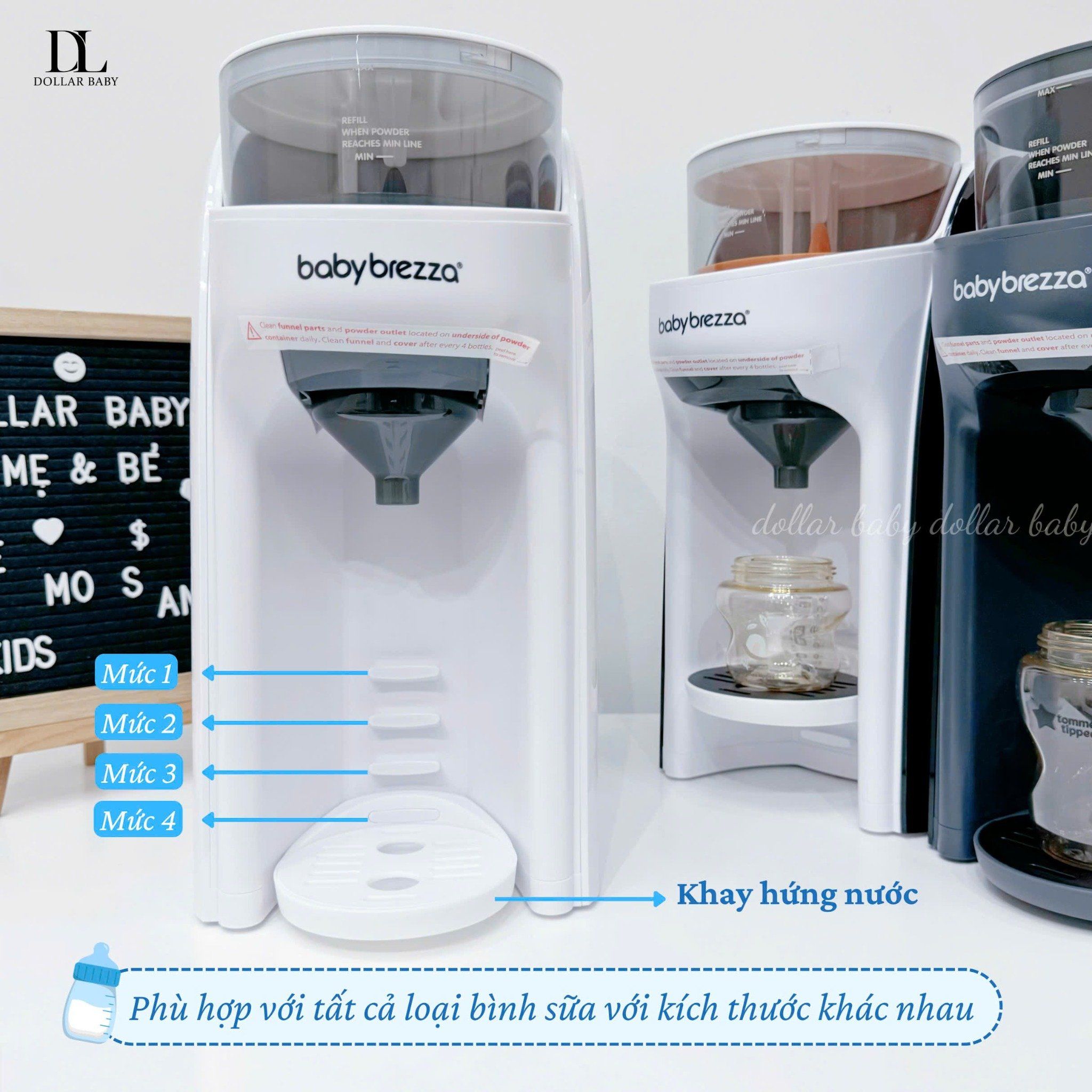 Máy pha sữa BABYBREZZA thế hệ (Rose Gold) – Dollar Baby