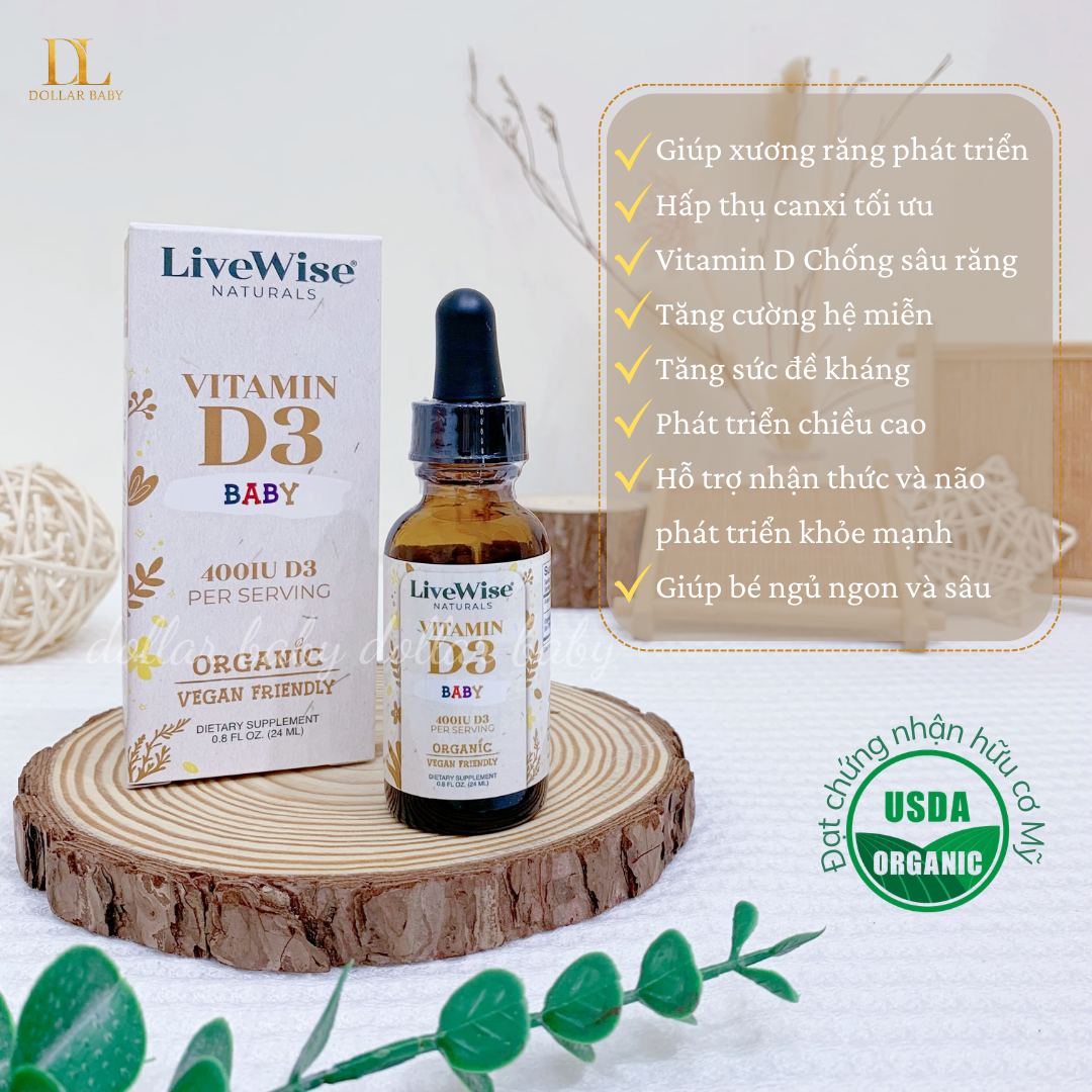  Vitamin D3 Livewise Baby 