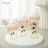  Bình sữa Hegen PPSU Hoạ  Tiết - Pink 