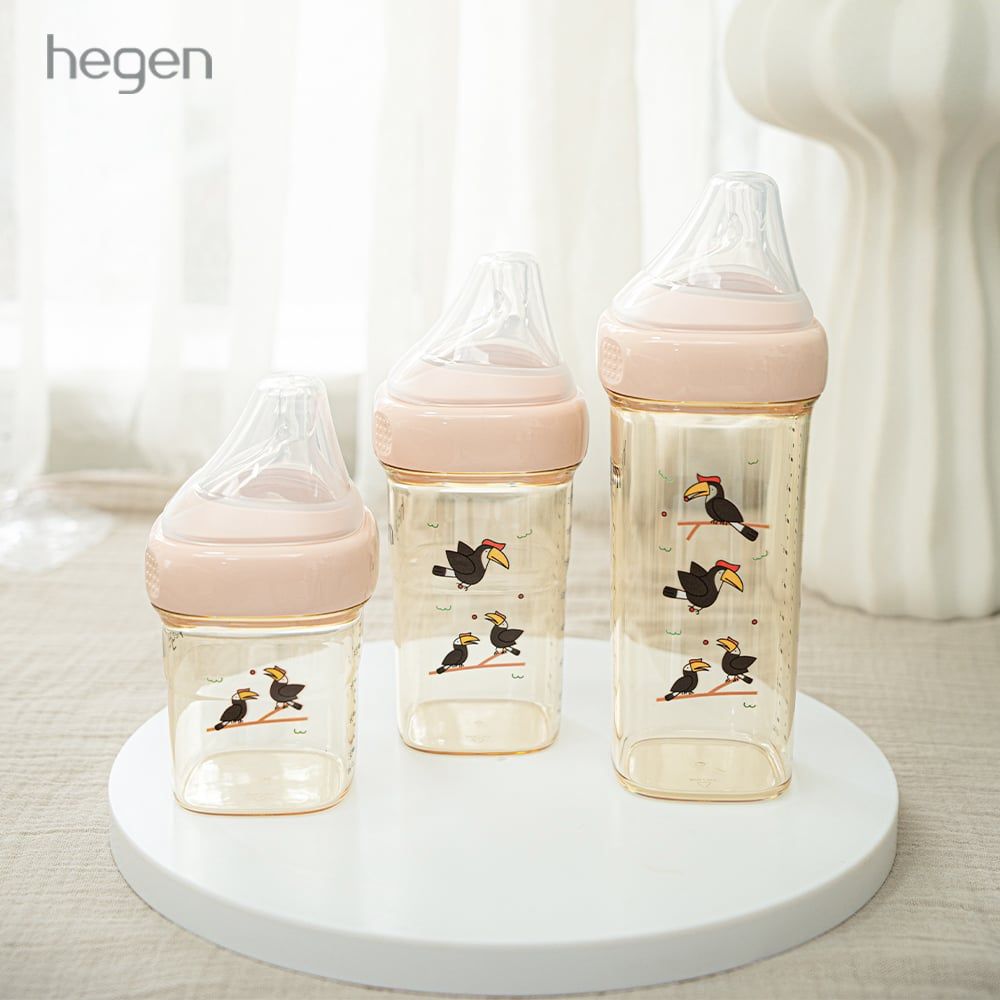  Bình sữa Hegen PPSU Hoạ  Tiết - Pink 
