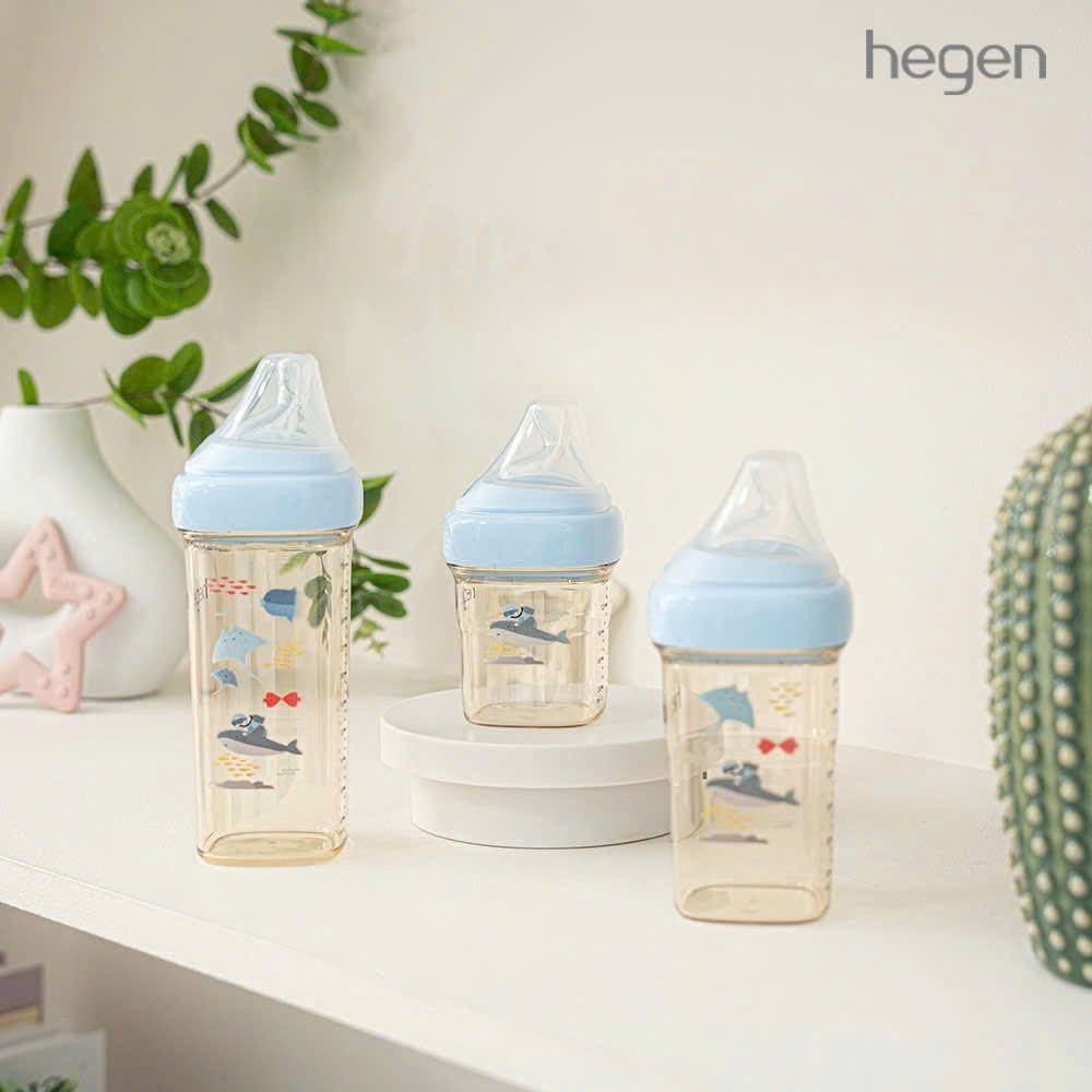  Bình sữa Hegen PPSU Hoạ Tiết - Blue 