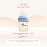  Bình sữa Hegen PPSU Hoạ Tiết - Blue 