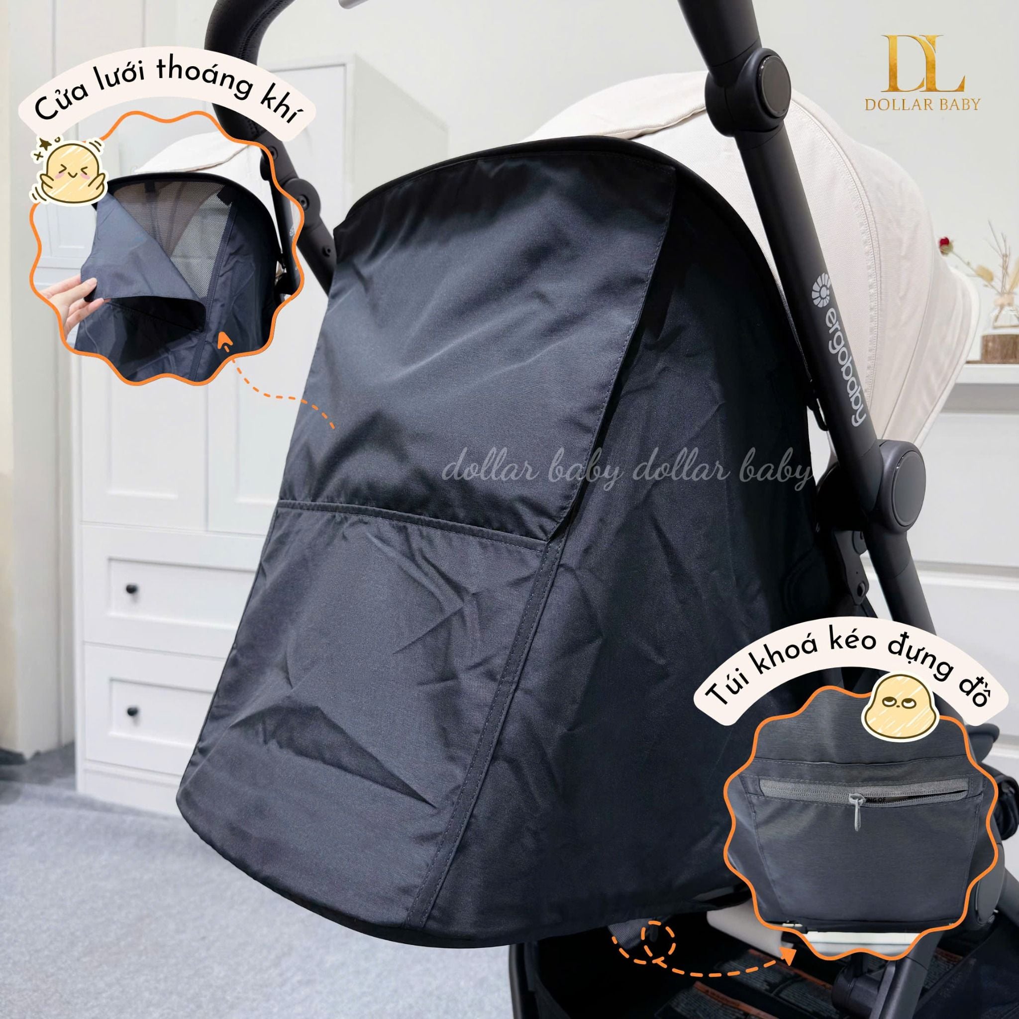  Xe đẩy gấp gọn Ergobaby Metro 3 