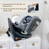  Ghế Ngồi Ô Tô GB Unari Stage 0+1/2/3 (từ 0-12 tuổi) 