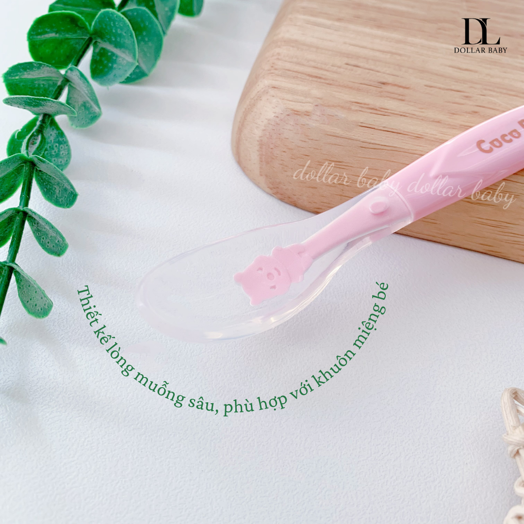  Thìa nạo hoa quả 2 đầu CocoBear 