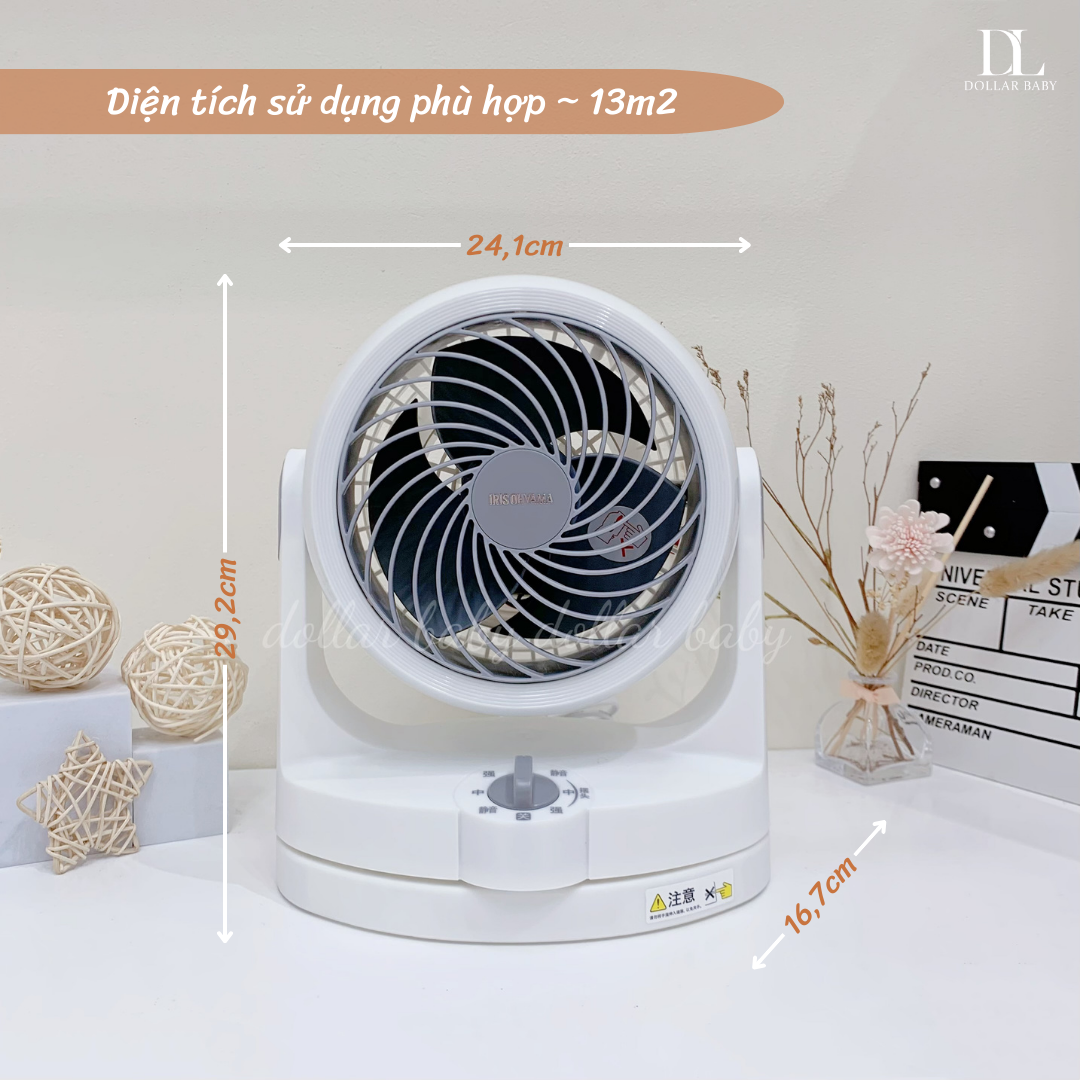 Quạt Đối Lưu Không Khí Iris Ohyama TAF-MKM10 