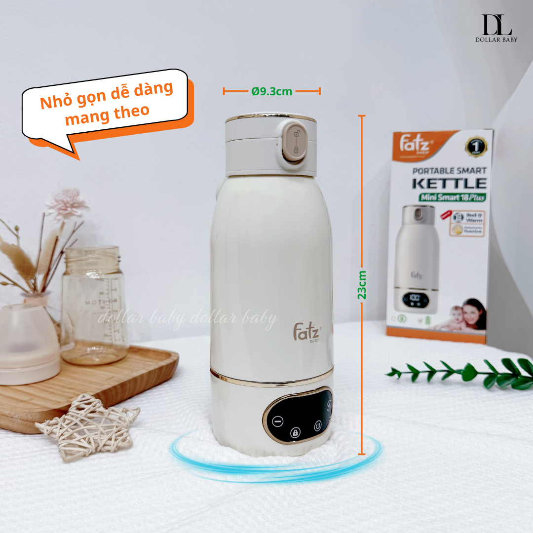  FATZ BABY - Bình đun và hâm nước di động Mini Smart 18 Plus 