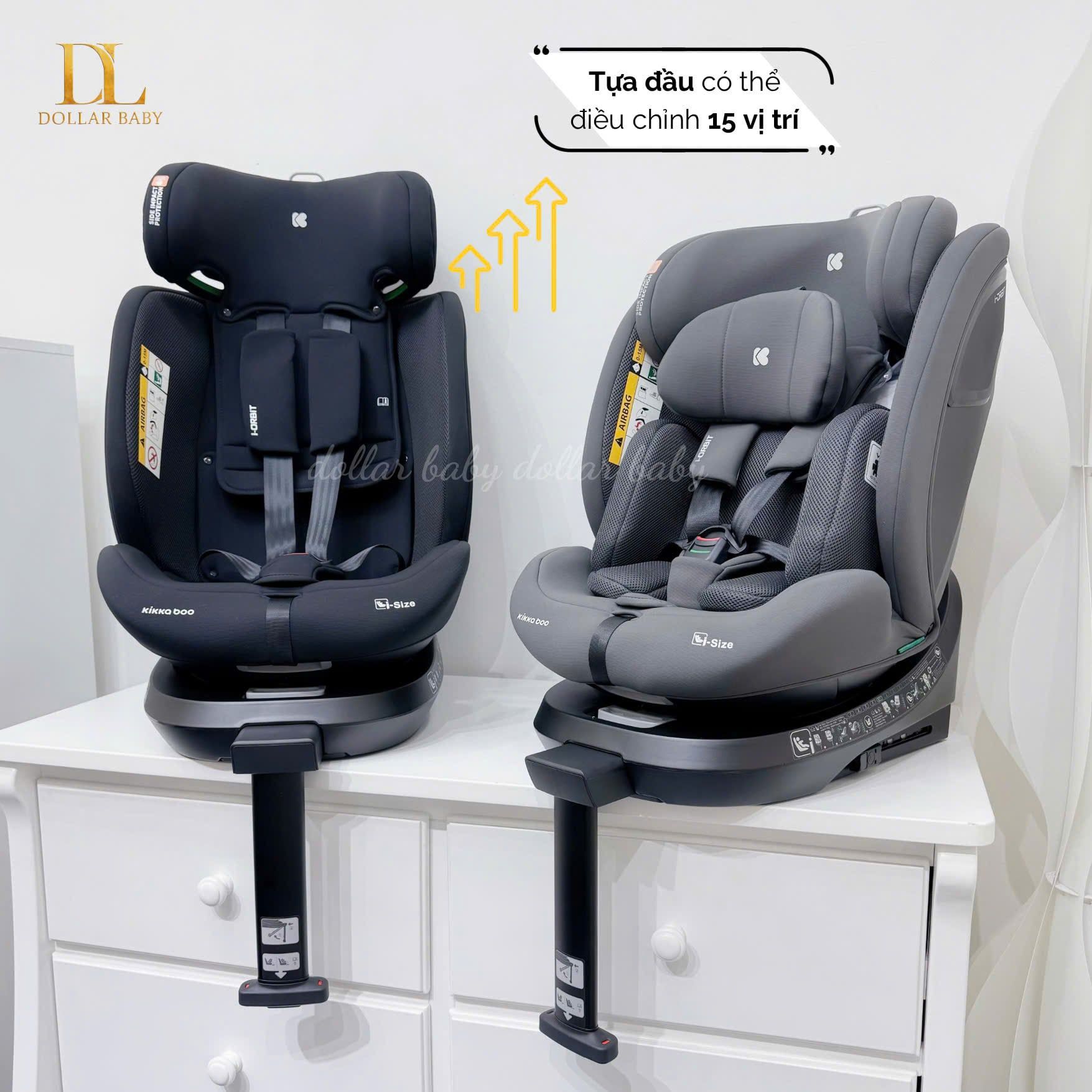  Ghế ô tô KIKKABOO i-Size i-Orbit 2025 (40-150cm) 