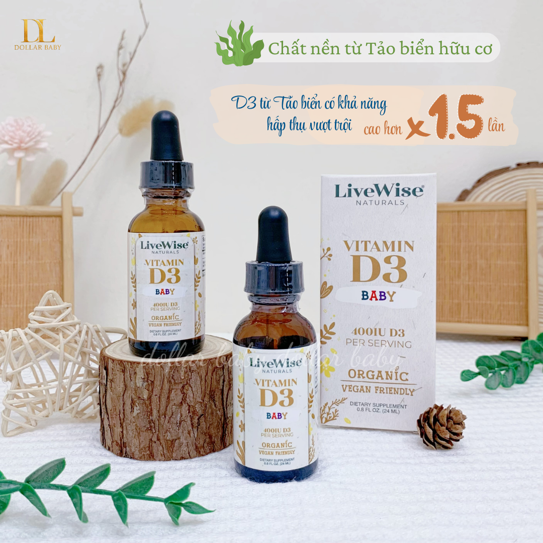 Vitamin D3 Livewise Baby 