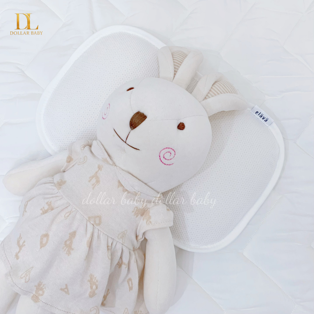  Gối Nằm Elava Thoáng Khí Mềm Mại Đàn Hồi Nâng Đỡ Đầu Giúp Bé Ngủ Ngon 