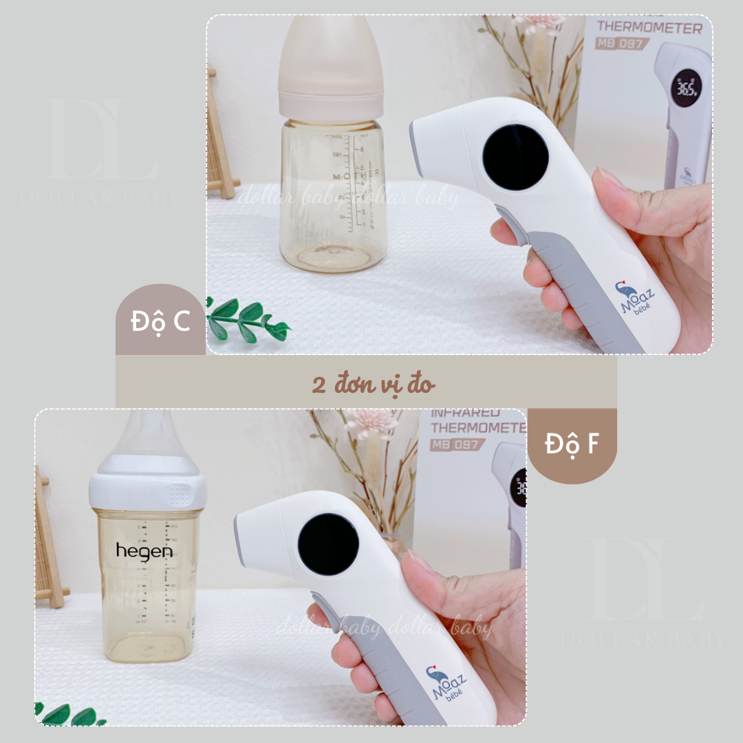  MOAZ BÉBÉ - Nhiệt Kế Hồng Ngoại - MB097 