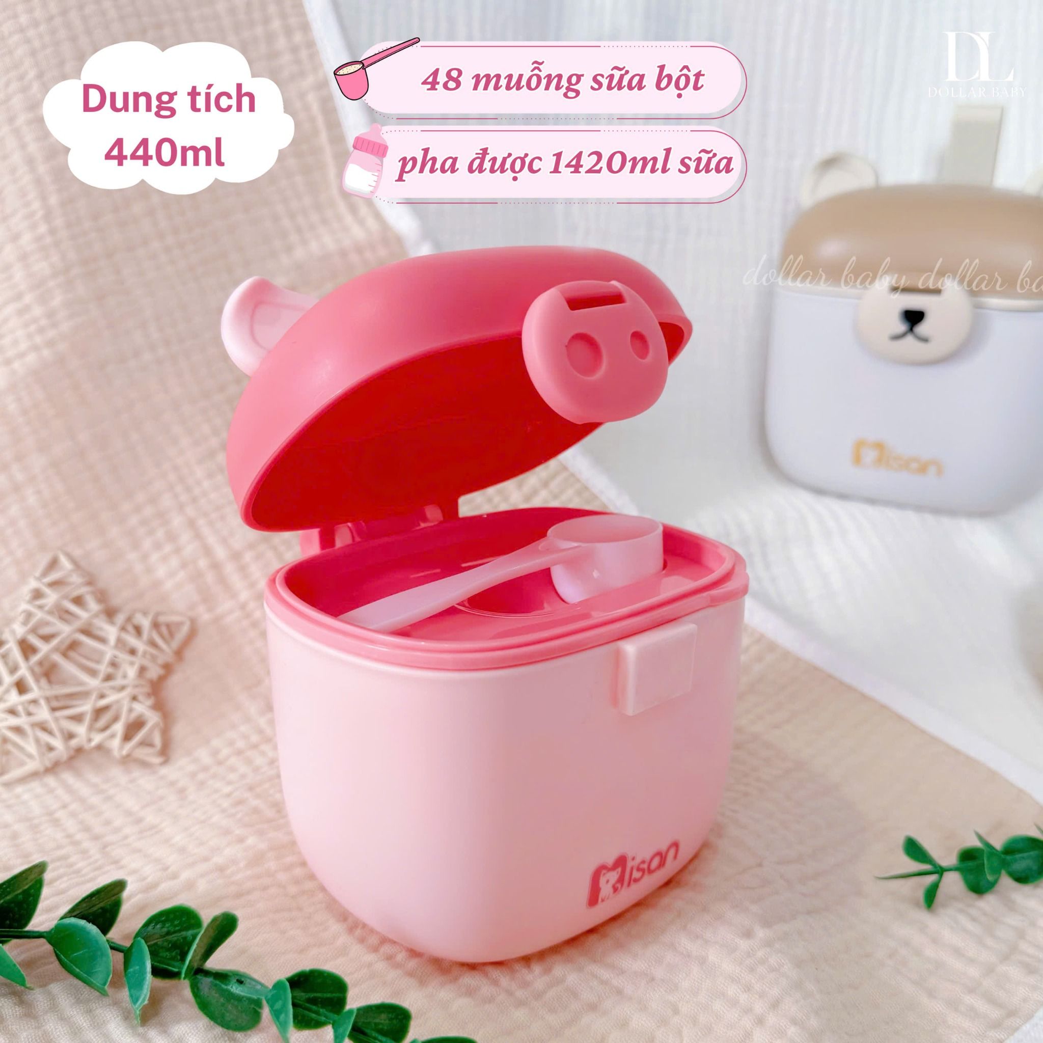  Hộp trữ sữa bột Misan 