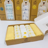  Set 5 Khăn Sữa Sợi Tre Lụa La Pomme Phối Màu ( 30 x 30 ) 