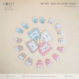  HRNEE - Set pk mũ bao tay chân Teddy 