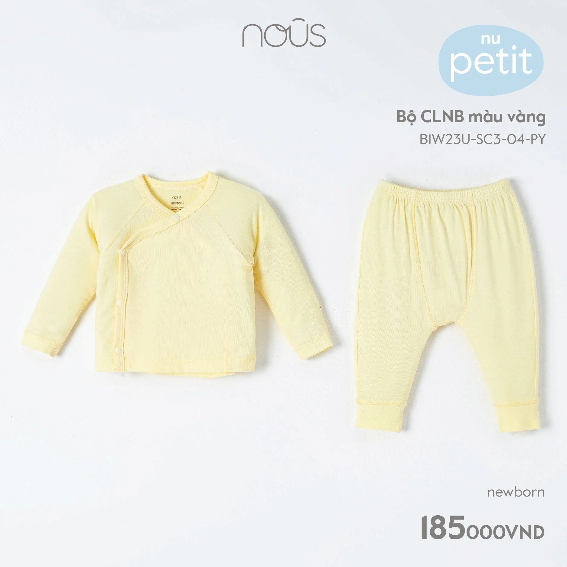 NOUS - Bộ CLNB màu vàng 