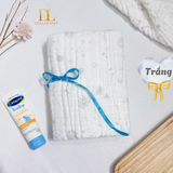  HRNEE - Khăn Xô Nhăn Muslin Size Đại 