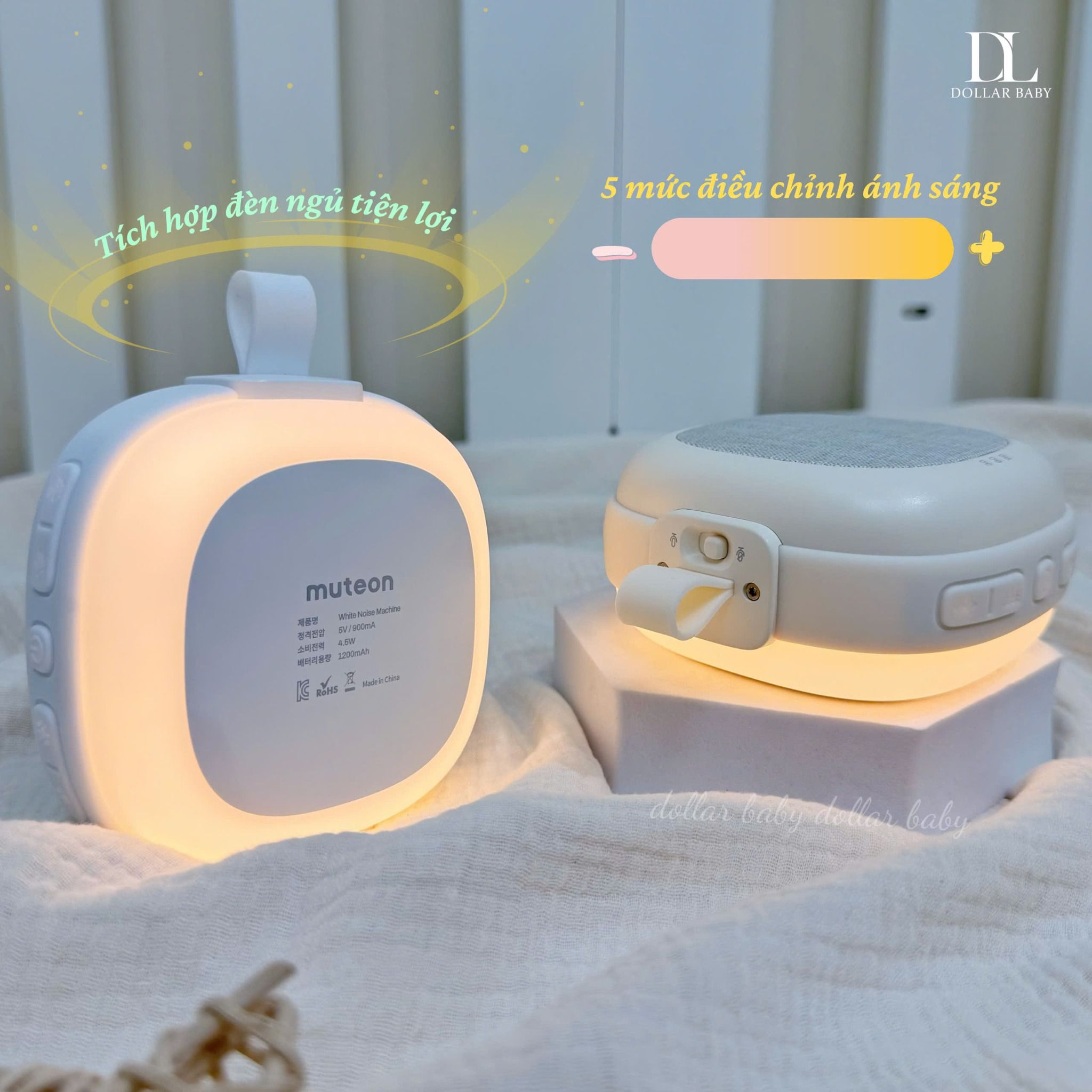  Dono&Dono Muteon - Máy Tạo Tiếng Ồn Trắng 