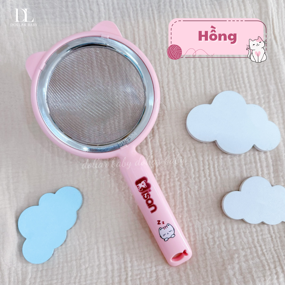 MISAN - Rây lọc cháo Kitty the chef - 11 cm inox 304 