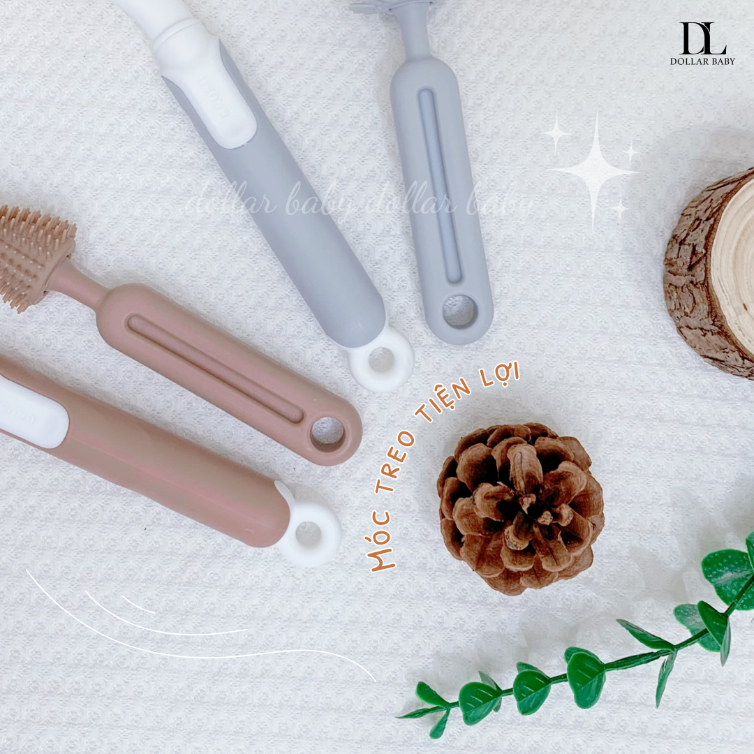 HONPER - Set 2 Cọ Rửa Bình Silicon 