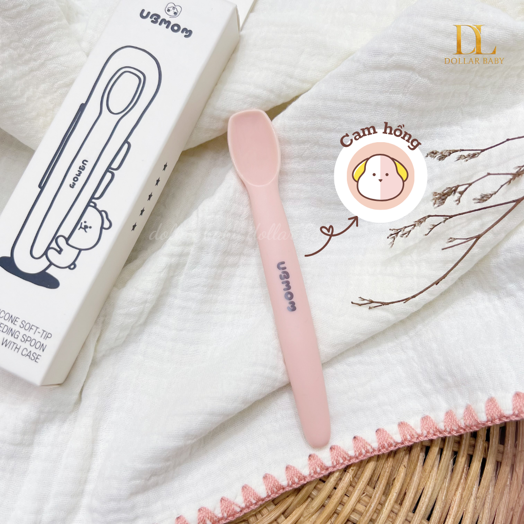  Thìa silicon Ubmom ( có hộp ) 