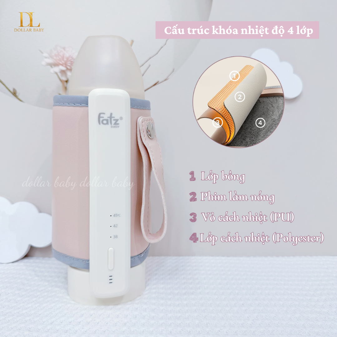  FATZ BABY - Dụng Cụ Hâm Sữa Cầm Tay Không Dây - Ready 6 