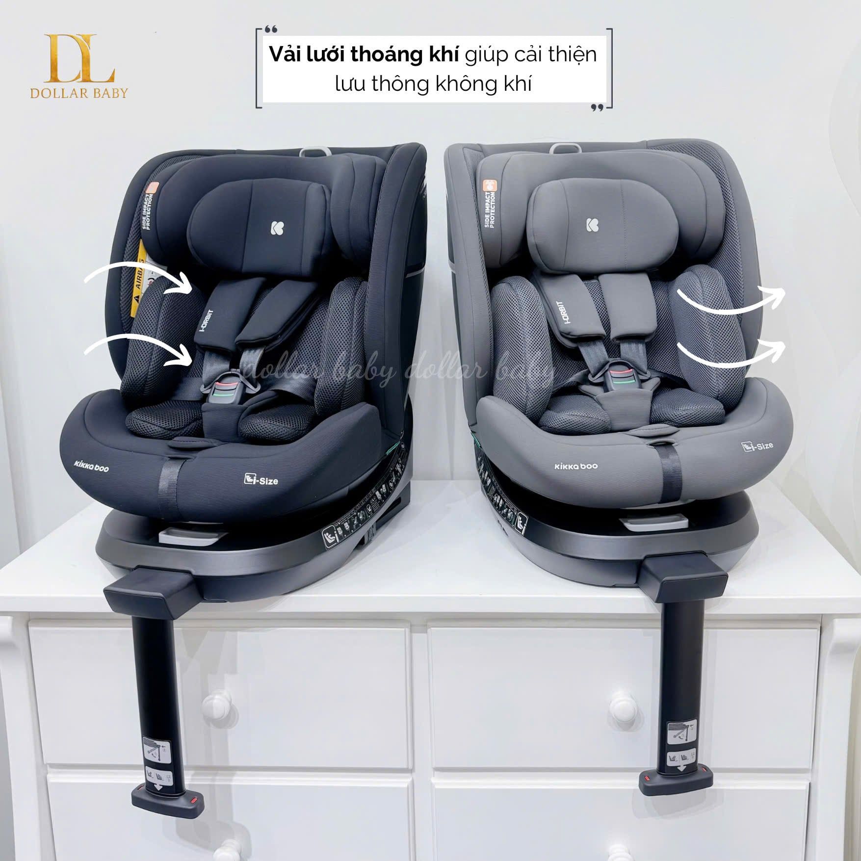  Ghế ô tô KIKKABOO i-Size i-Orbit 2025 (40-150cm) 