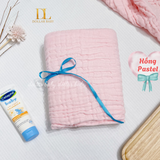  HRNEE - Khăn Xô Nhăn Muslin Size Đại 