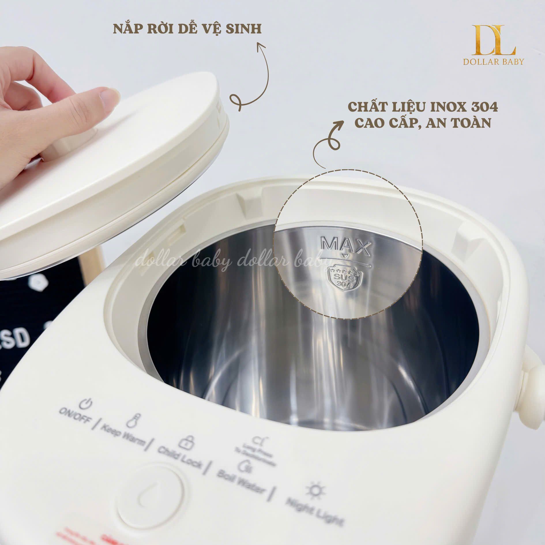  BEAR - Bình thủy điện 5L - EWB-5H50M54 