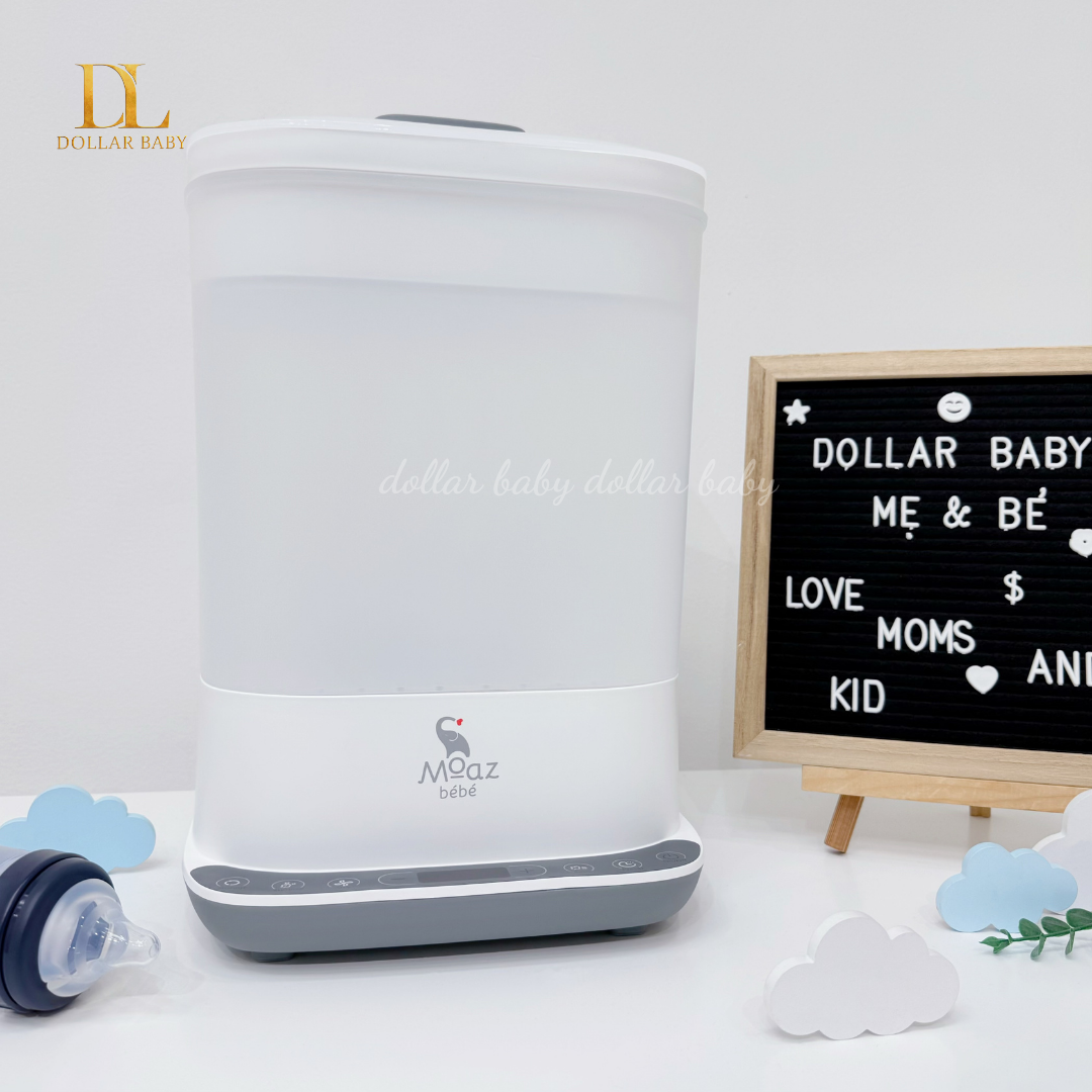  MOAZ BÉBÉ - Máy tiệt trùng hơi nước và sấy khô - MB101 